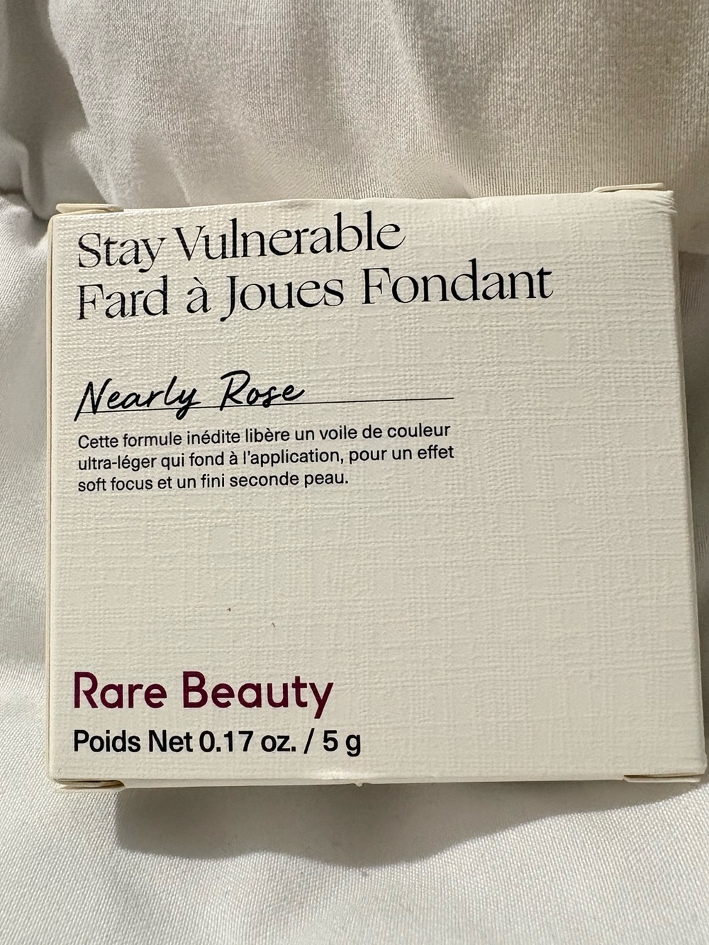 Rare Beauty Nearly Rose Cream Blush - Muted Rose Shade